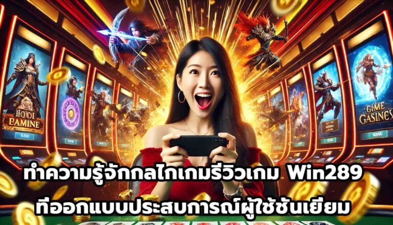 ทำความรู้จักกลไกเกมรีวิวเกม Win289 ที่ออกแบบประสบการณ์ผู้ใช้ชั้นเยี่ยม-1