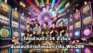 โค้ชส่วนตัว 24 ชั่วโมง สัมผัสบริการที่เหนือกว่าใน Win289-7